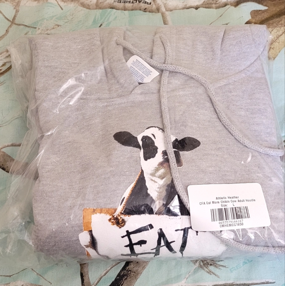 Eat more chicken chickfila hoodie large